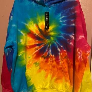 Colorful Tie-Dye Hoodie